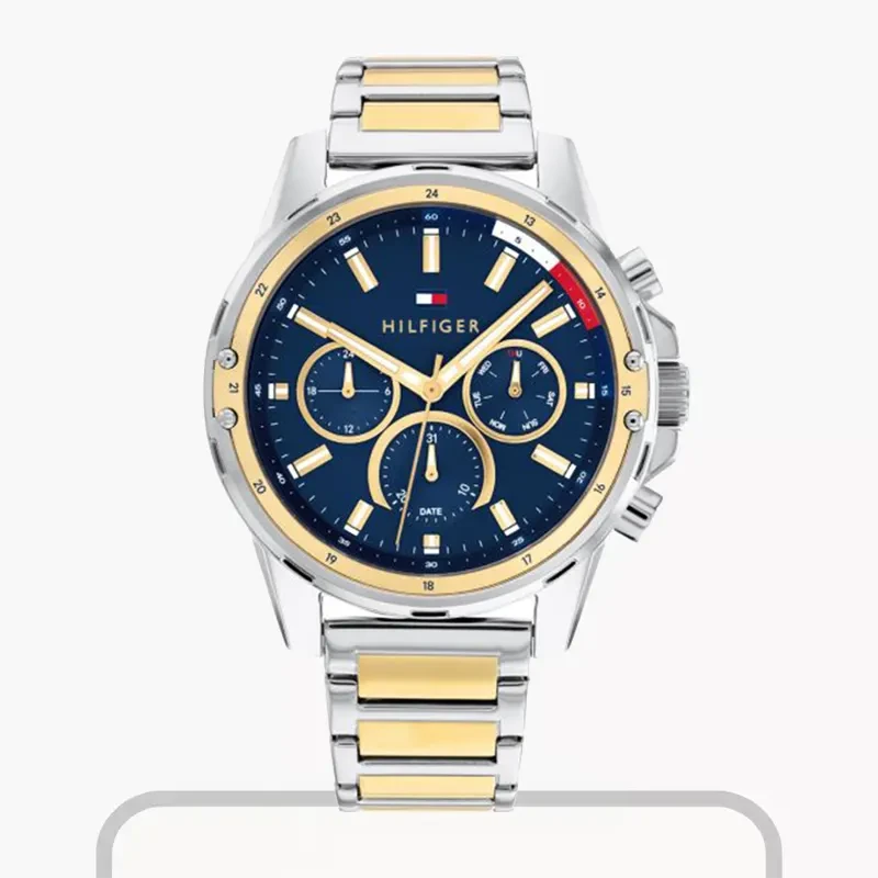 Tommy Hilfiger Mason Chronograph Blue Dial Men's Watch- 1791937